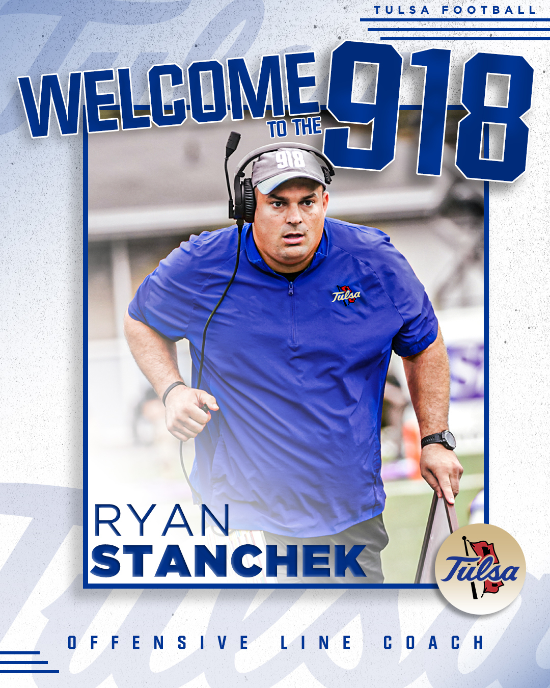 Ryan Stanchek '04 - Tulsa OL Coach